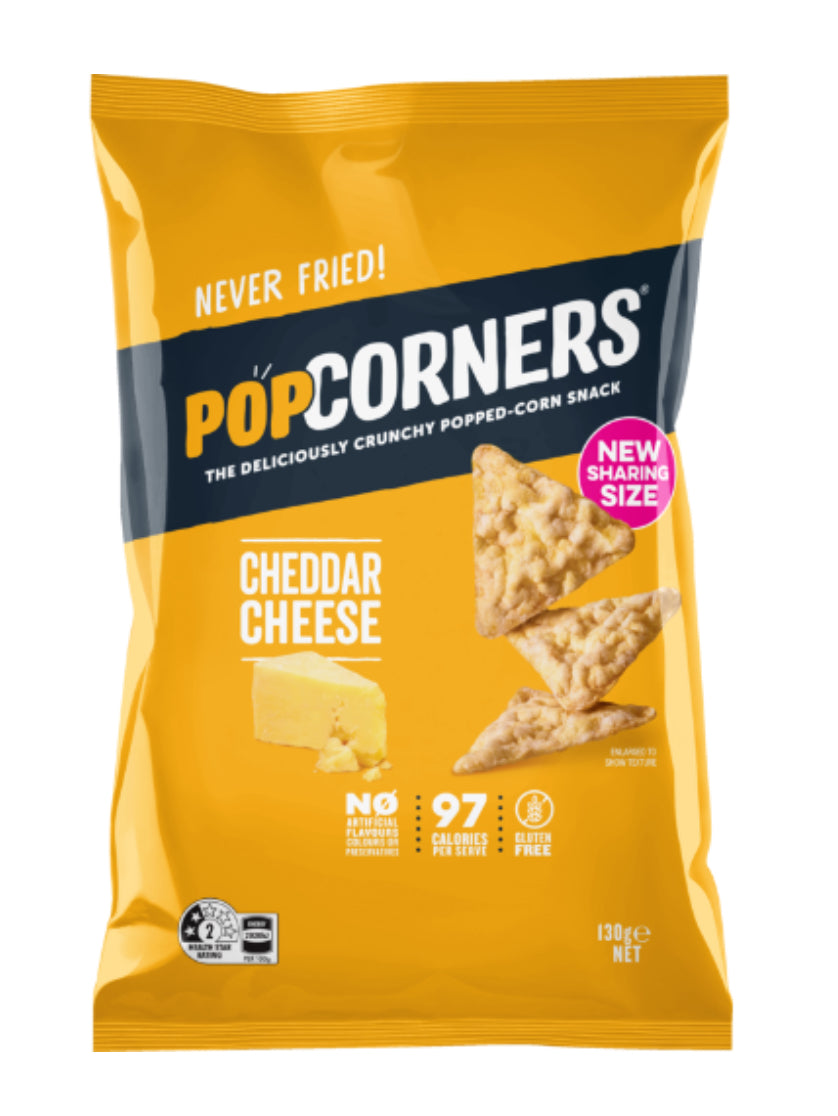 PopCorners Cheddar Cheese Popcorn Chips 85g