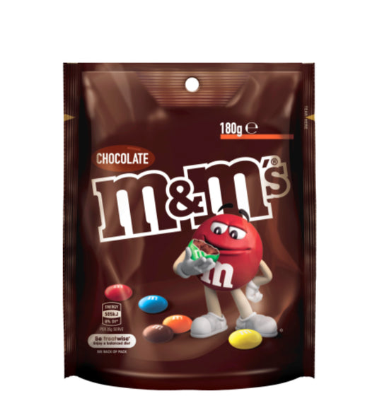 M&M's Milk Chocolate Pouch 180g
