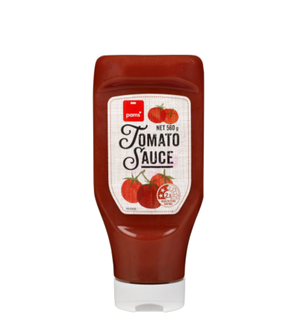 Pams Upside Down Tomato Sauce 560g
