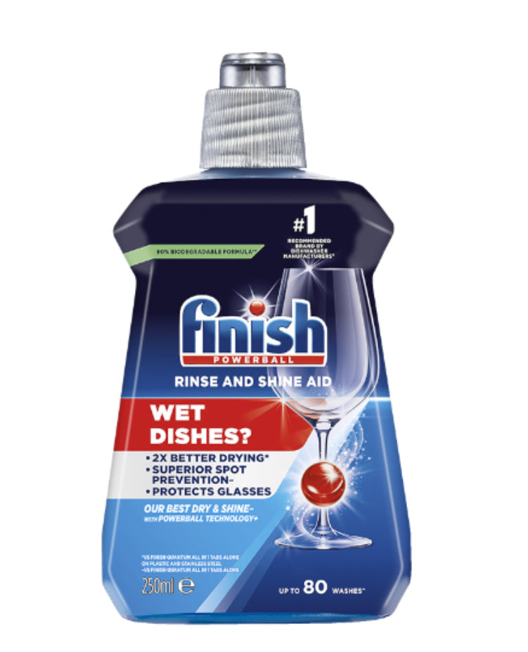 Finish Powerball Rinse And Shine Aid 250ml -(B2B)