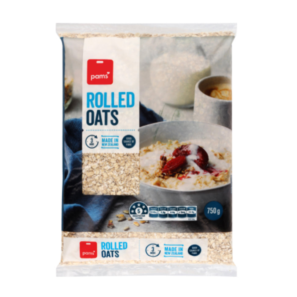 Pams Rolled Oats 750g