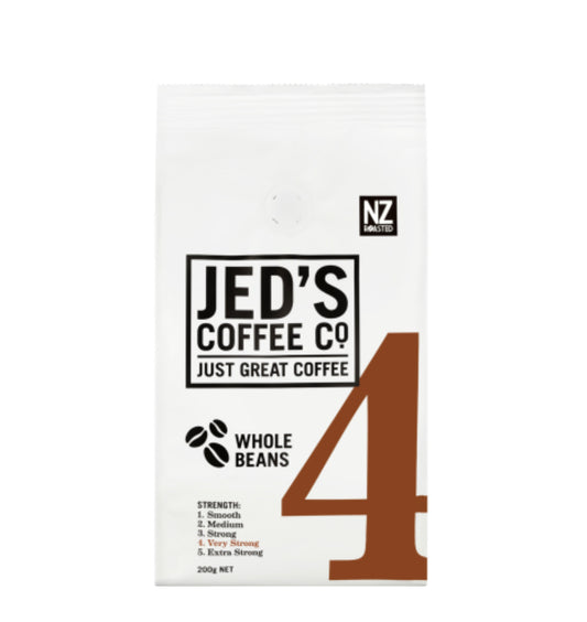 Jed's Coffee Co. #4 Very Strong Strength Whole Beans Coffee 200g