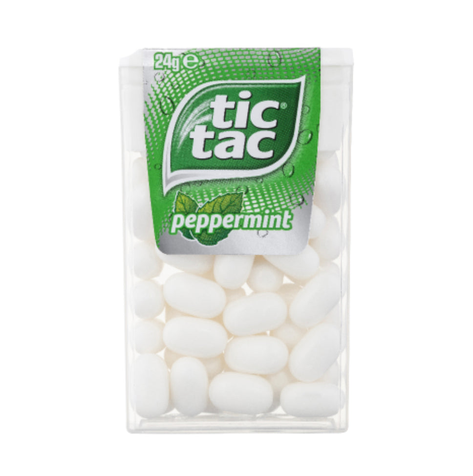 Tic Tac Peppermint Mints 24g