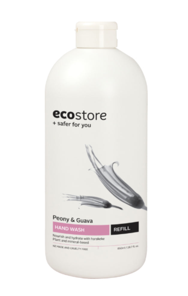 Ecostore Hand Wash Refill Peony & Guava Refill 850ml