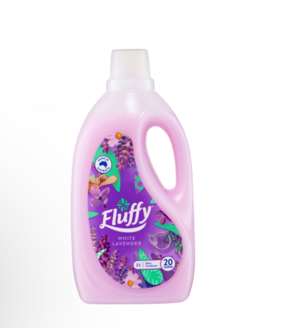 Fluffy White Lavender Fabric Softener Conditioner 2l