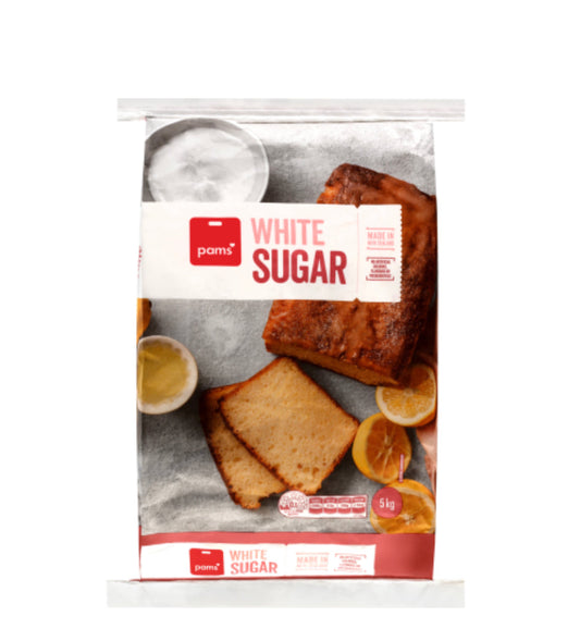 Pams White Sugar 5kg -(B2B)