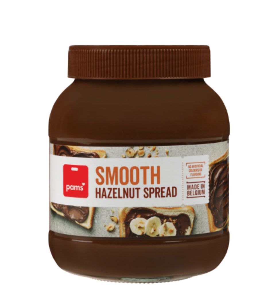 Pams Hazelnut Smooth Spread 750g