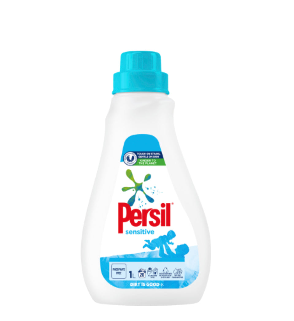 Persil Front & Top Loader Sensitive Laundry Liquid 1l -(B2B)