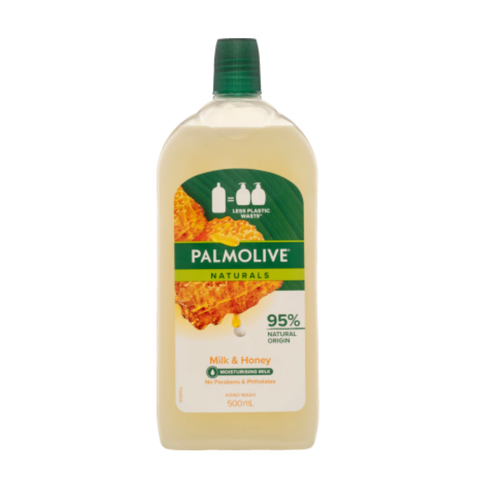 Palmolive Naturals Moisturising Milk & Honey Liquid Hand Wash Refill 1l