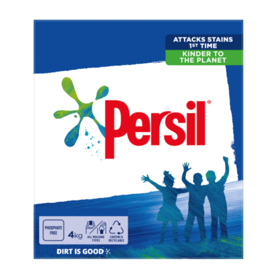 Persil Front & Top Loader Active Clean Laundry Powder 4kg -(B2B)