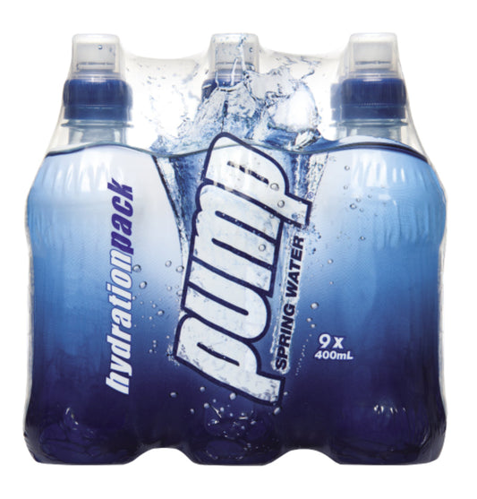 Pump Spring Water Bottles 9pk -(B2B)