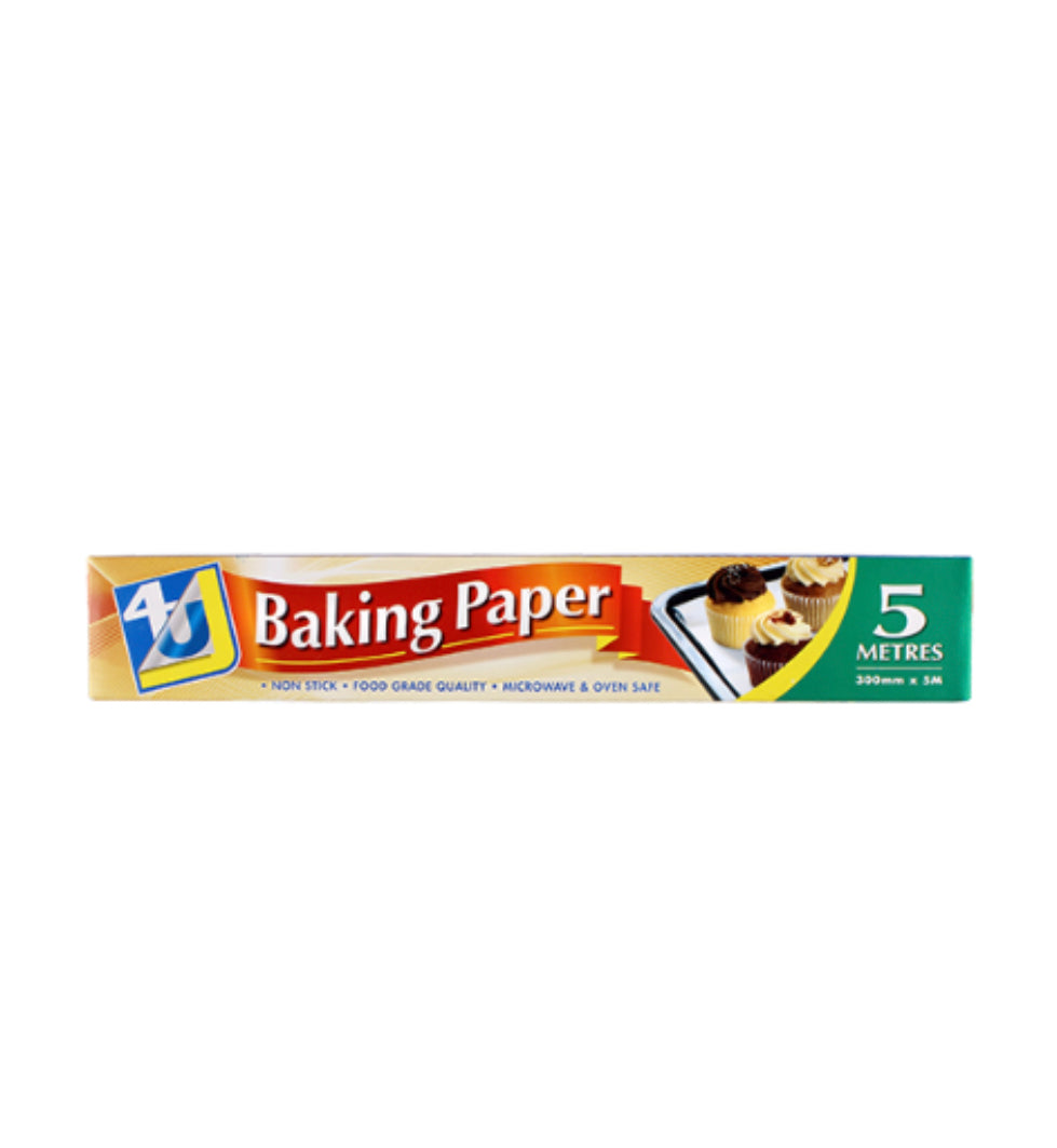 4U Baking Paper 300mm Wide 5m