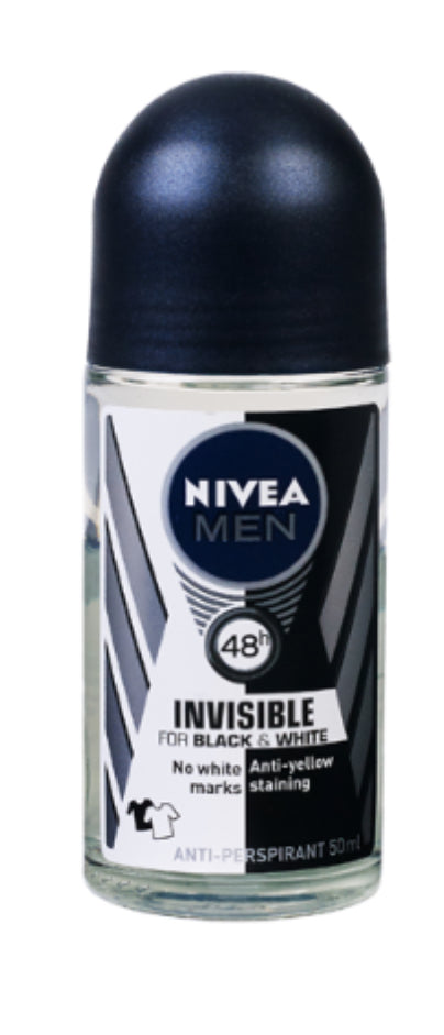 Nivea Men Invisible for Black & White Power Deodorant 50ml -(B2B)
