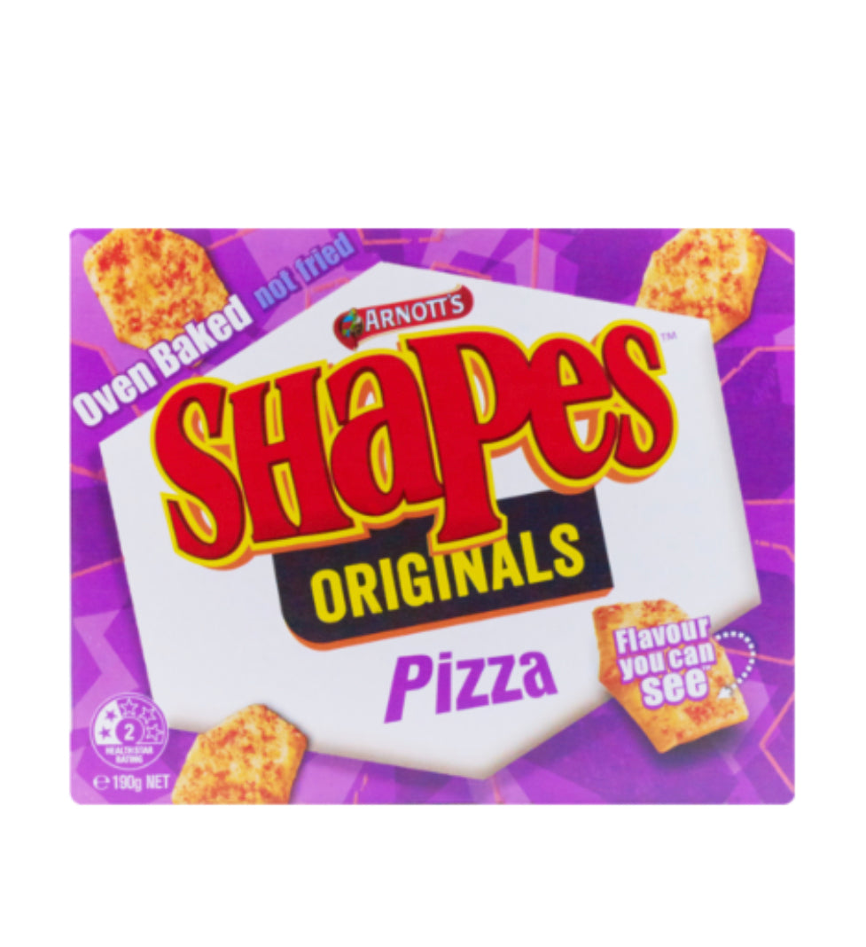 Arnott's Shapes Pizza Crackers 190g