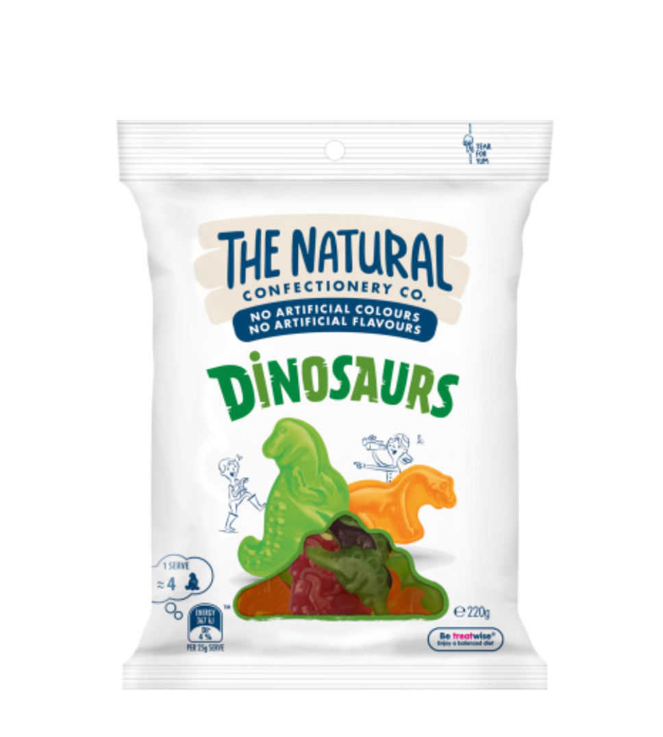 The Natural Confectionery Co. Dinosaurs 220g