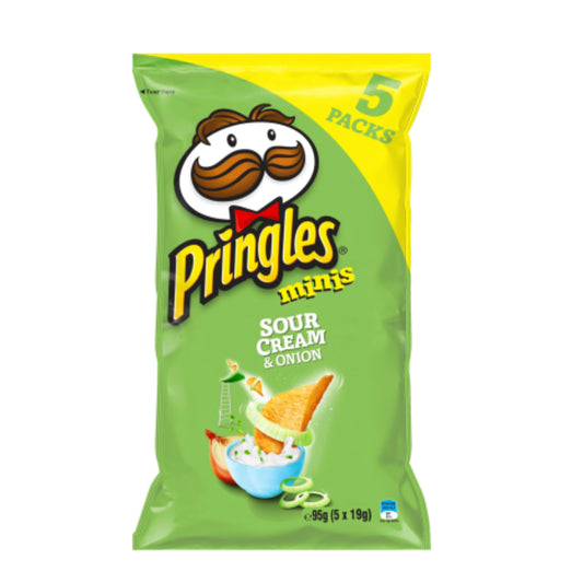 Pringles Minis Sour Cream & Onion Potato Chips 95g