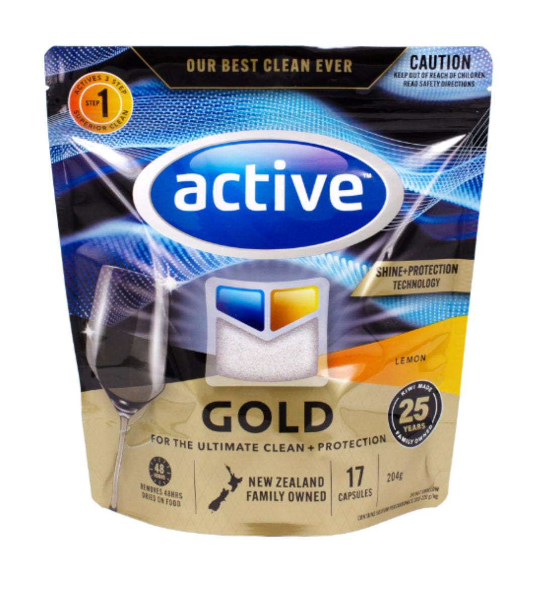 Active Gold Lemon Auto Dishwash Capsule 17pk