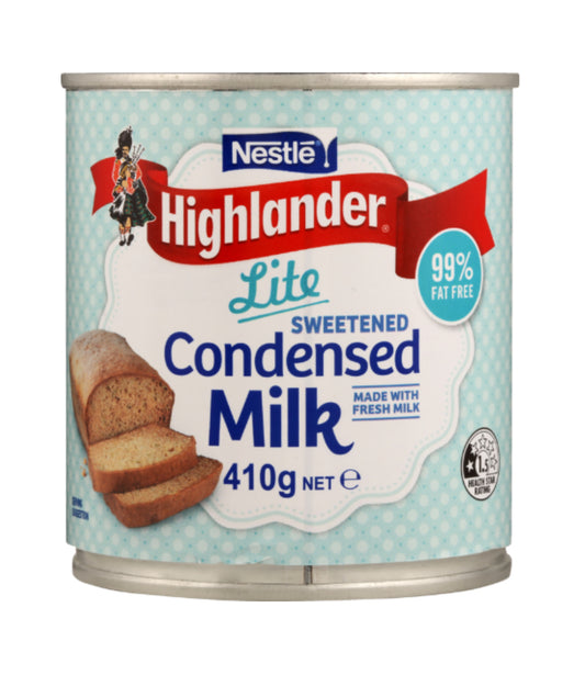 Nestle Highlander Lite Sweetened Condensed Milk Can 410g