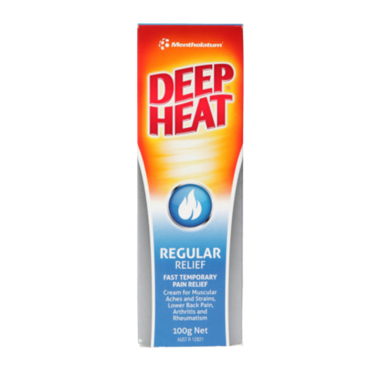 Mentholatum Deep Heat Regular Relief Cream 100g