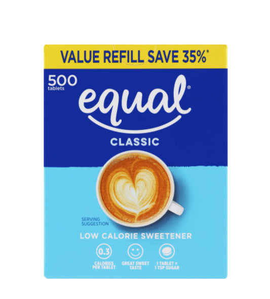 Equal Classic Low Calorie Sweetener Tablets 500pk