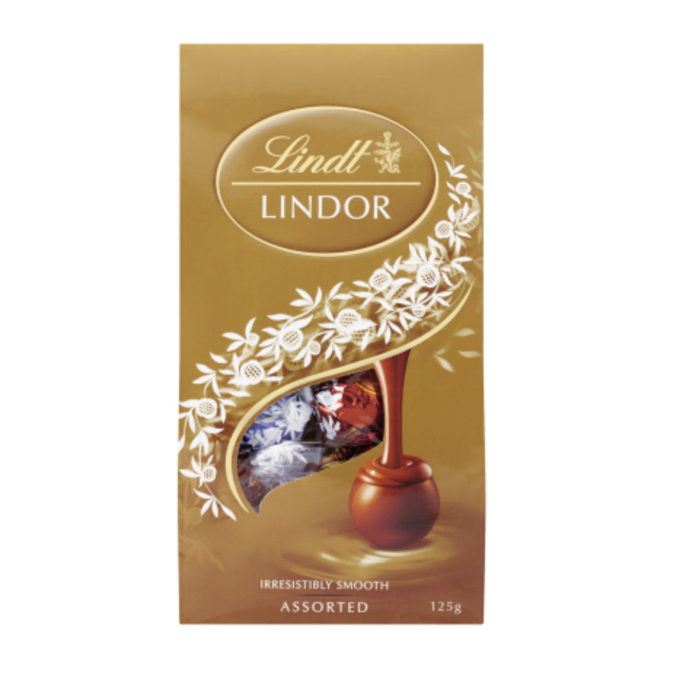Lindt Lindor Assorted Chocolates Pouch 123g -(B2B)