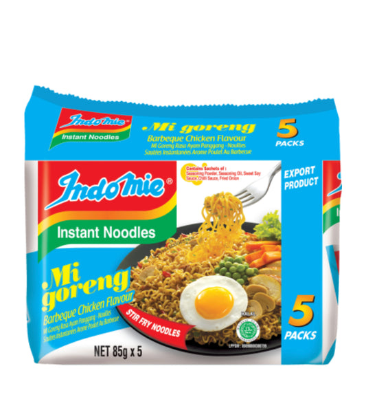 Indomie Mi Goreng BBQ Chicken Instant Noodles 5pk