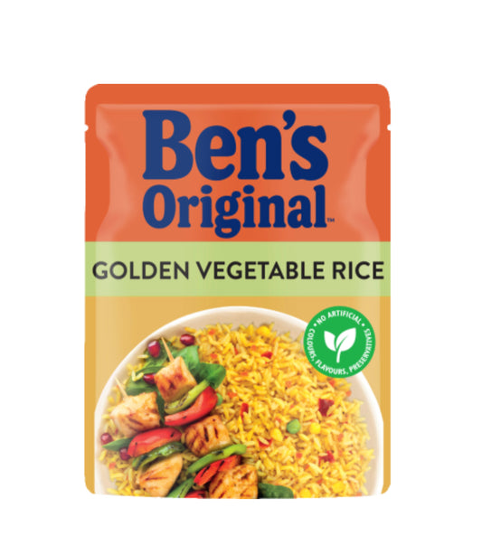 Ben's Original Golden Vegetable Rice Microwave Pouch 250g