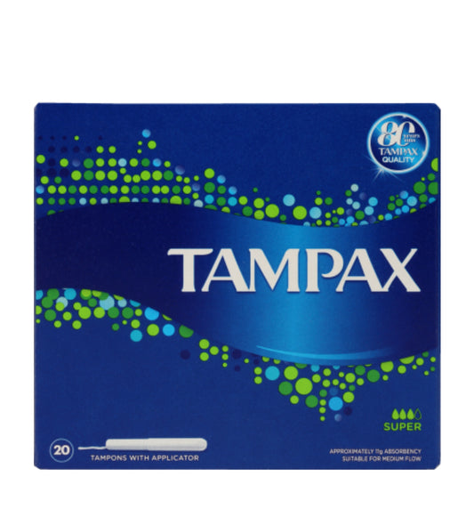 Tampax Super Tampons 20pk
