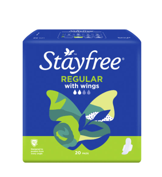 Stayfree Regular Pads With Wings 20pk