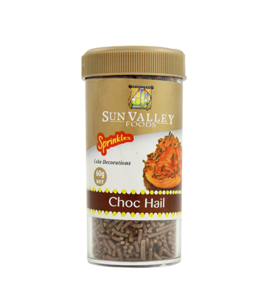 Sun Valley Foods Choc Hail 60g