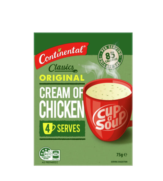 Continental Original Cream Of Chicken Cup a Soup 4pk