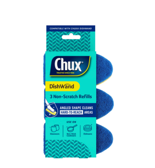 Chux Non-Scratch Dishwand Refills 3pk