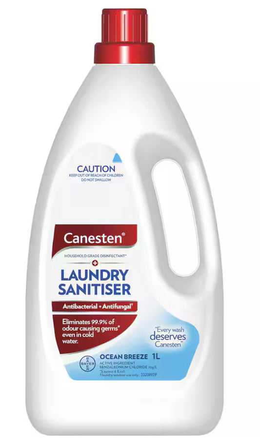 Canesten Laundry Sanitiser Ocean Breeze 1L