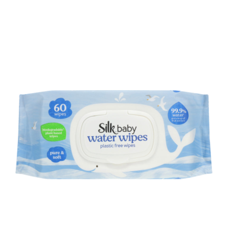 Silk Baby Water Wipes 60pk