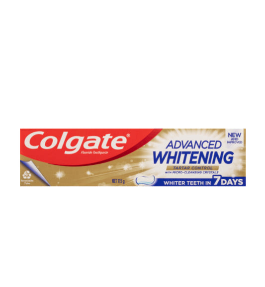 Colgate Advanced Whitening Tartar Control Toothpaste 115g