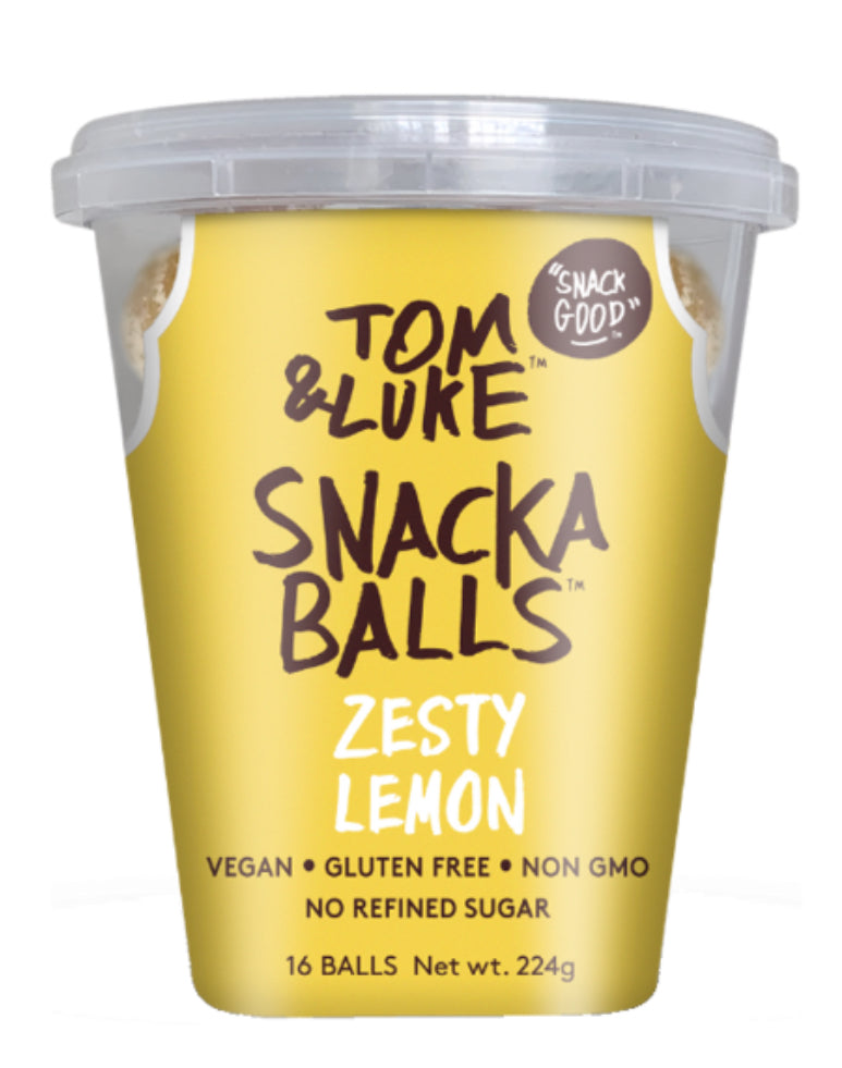 Tom & Luke Zesty Lemon Snackaballs 224g