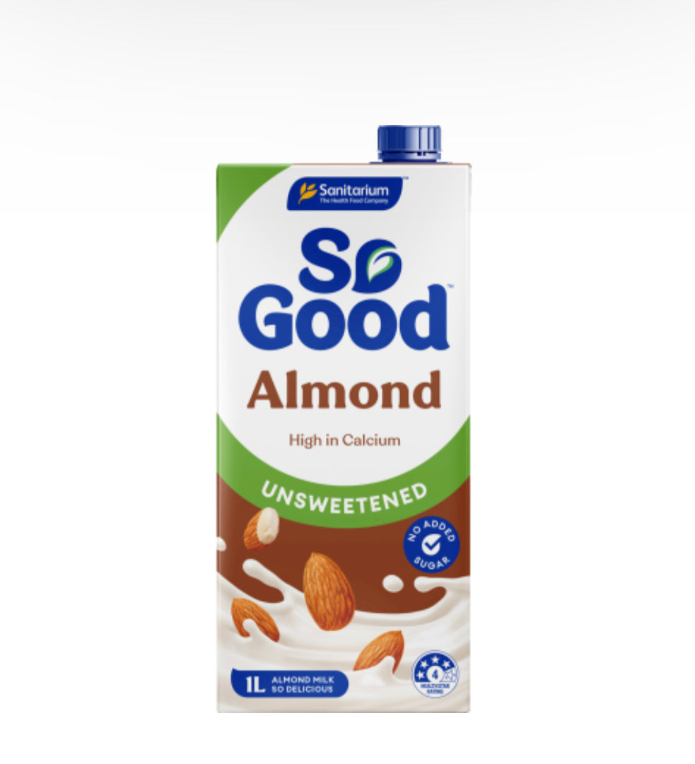 Sanitarium So Good Unsweetened Almond Milk 1l -(B2B)