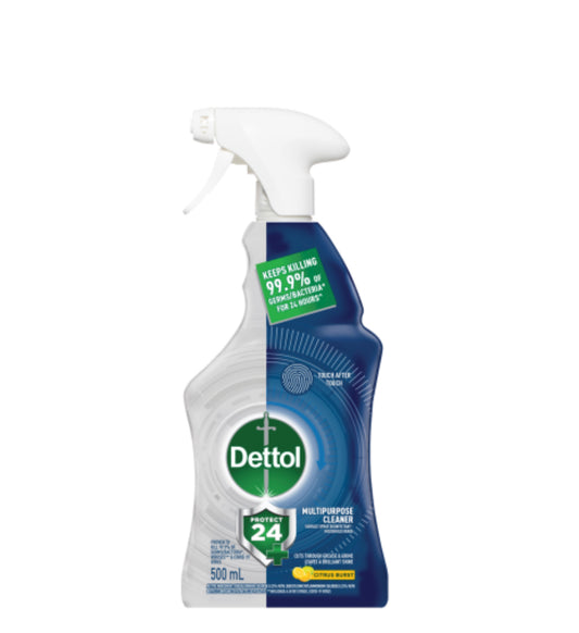 Dettol Protect 24 Citrus Burst Multipurpose Cleaner Trigger 500ml