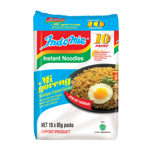 Indomie Mi Goreng Barbeque Chicken Noodles 10pk