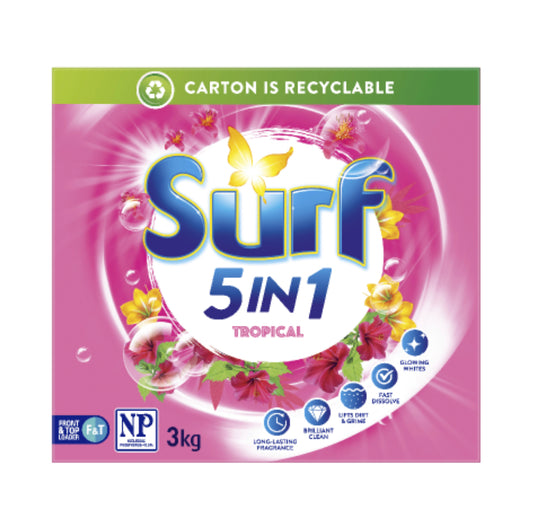 Surf Tropical Laundry Powder 3kg