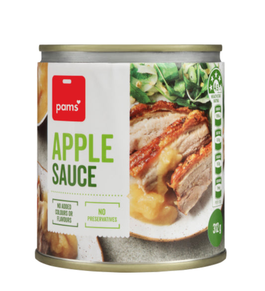 Pams Apple Sauce 312g