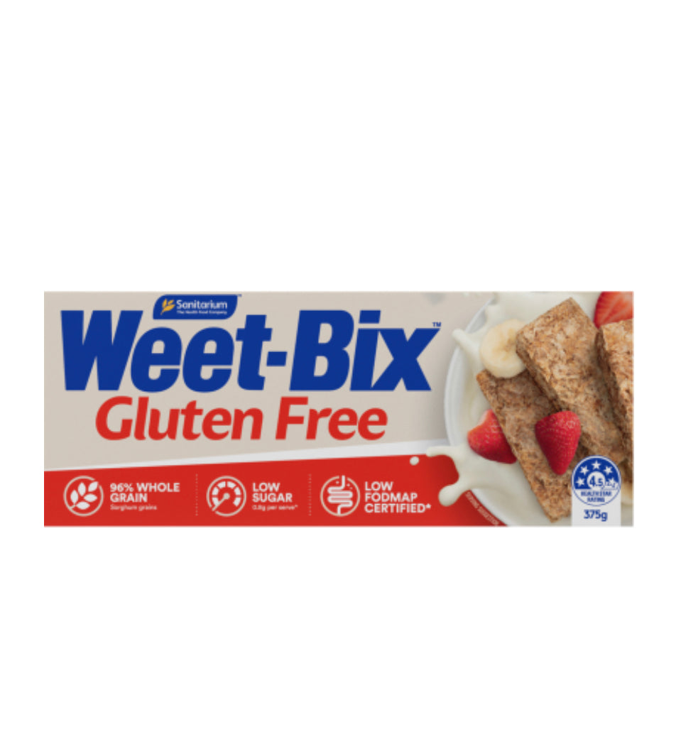 Sanitarium Weet-Bix Gluten Free Breakfast Cereal 375g -(B2B)