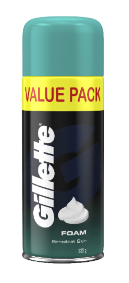 Gillette Sensitive Shave Foam 333g -(B2B)
