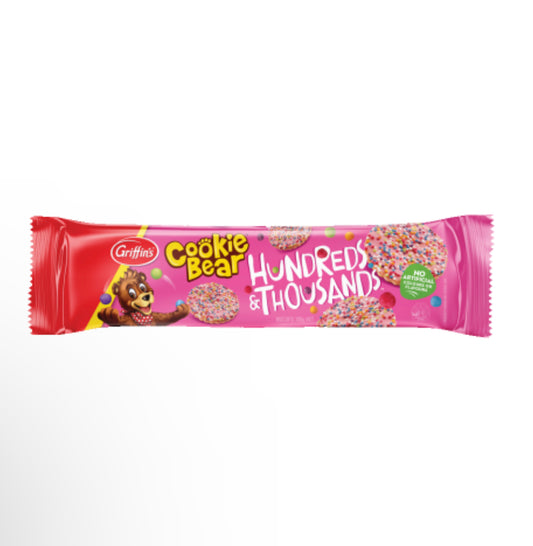 Griffin's Cookie Bear Hundreds & Thousands Biscuits 200g