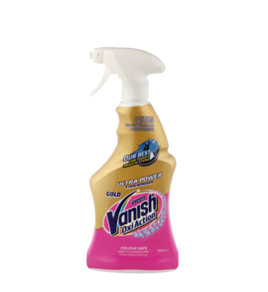 Vanish Preen OxiAction Gold Ultra Power Stain Remover Trigger Spray 450ml