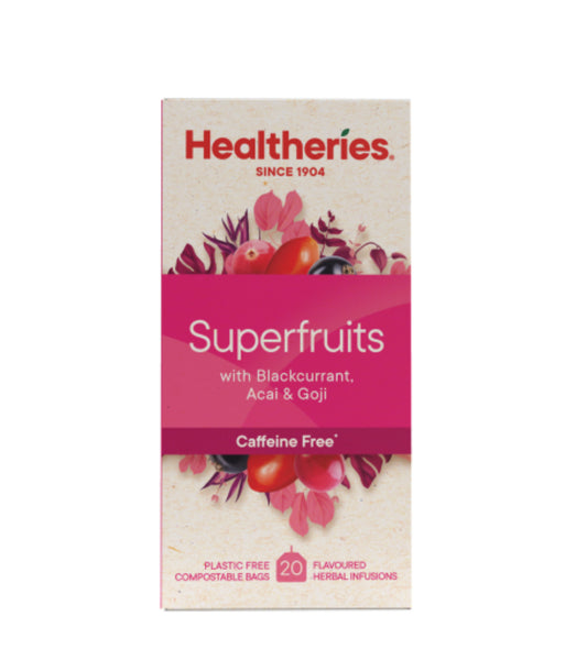 Healtheries Superfruits With Blackcurrant Acai & Goji Tea Bags 20pk