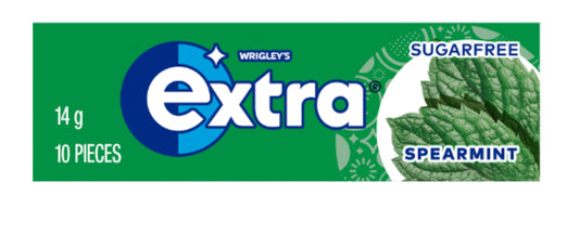 Wrigley's Extra Spearmint Sugarfree Gum 14g