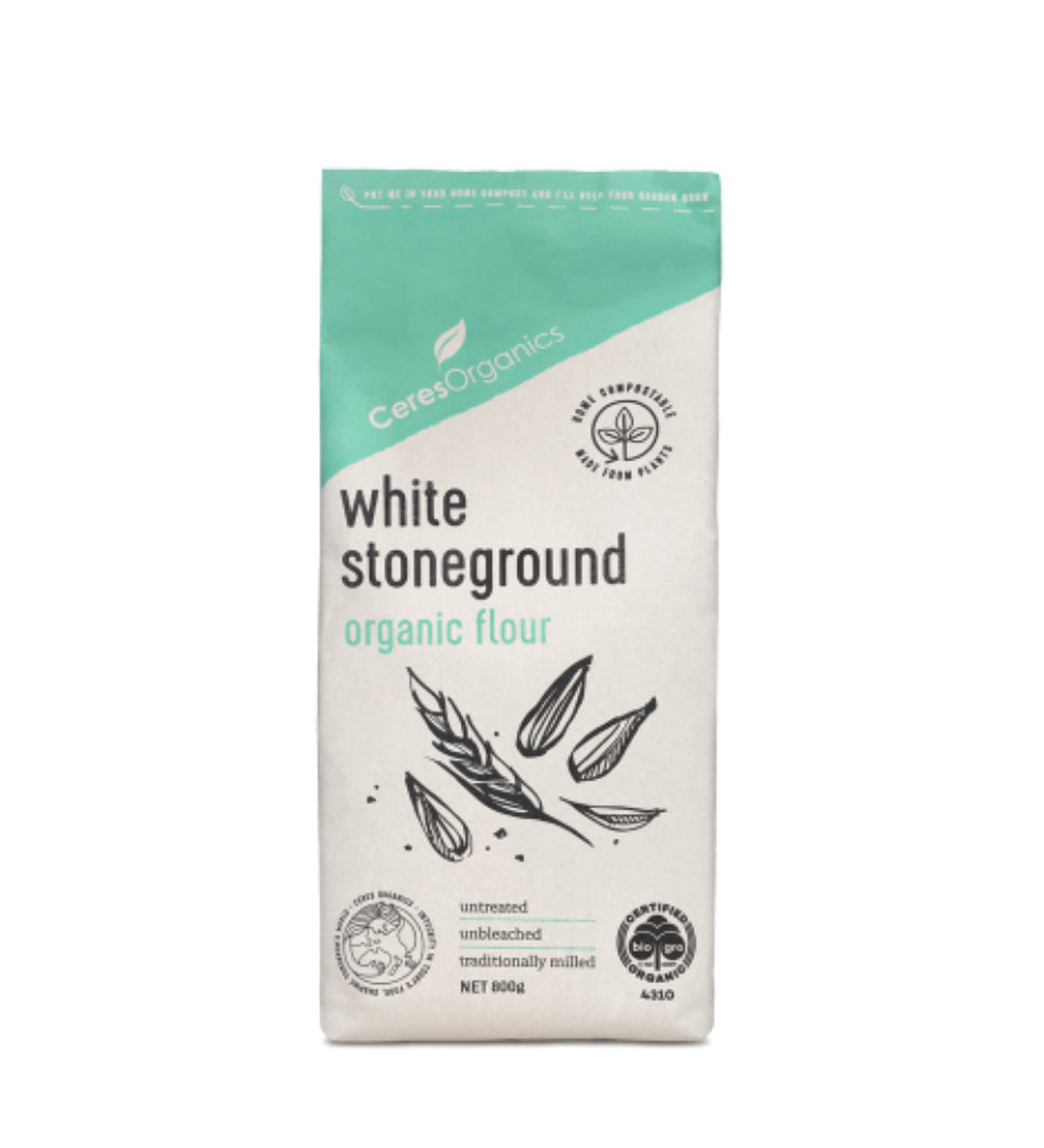 Ceres Organics White Stoneground Organic Flour 800g
