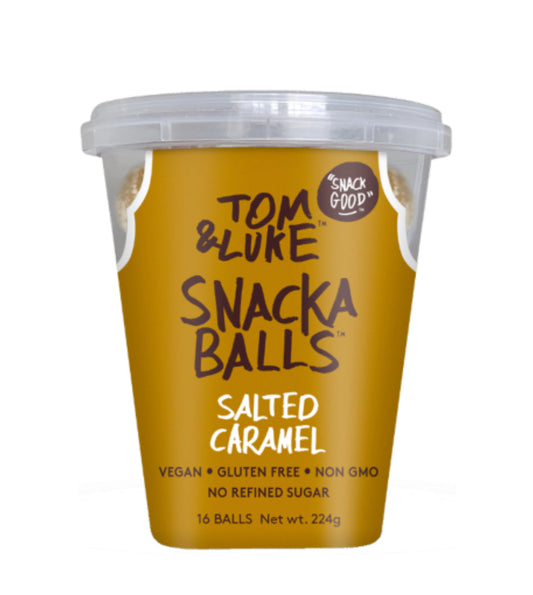 Tom & Luke Salted Caramel Snackaballs 224g -(B2B)