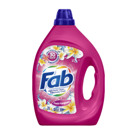 Fab Fresh Frangipani Laundry Detergent Liquid 2l